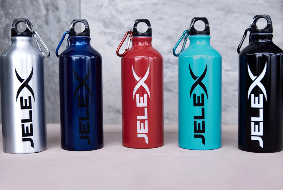 JELEX Aqua Trinkflasche 600ml schwarz