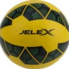 JELEX Bolzplatzheld Gummi Fußball schwarz-gelb