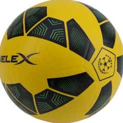 JELEX Bolzplatzheld Gummi Fußball schwarz-gelb