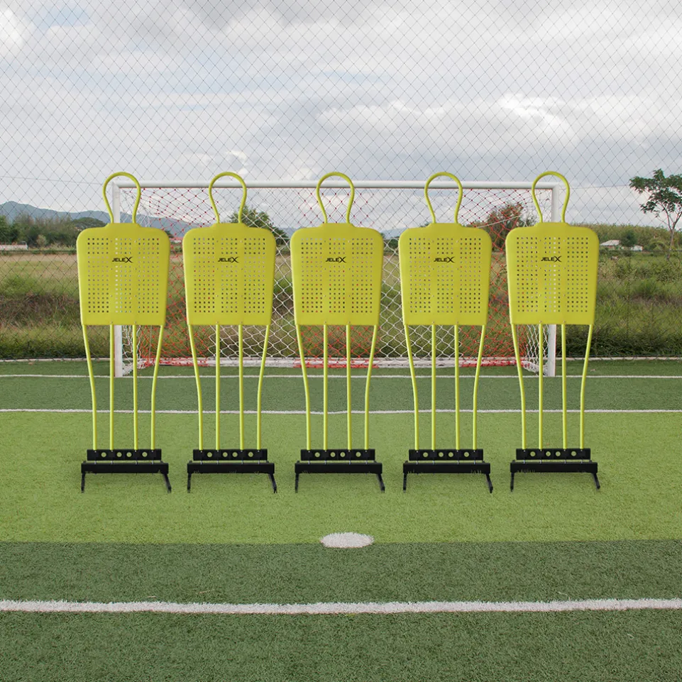 JELEX "Defender" Freistoß-Trainingsdummy 5er-Set 182cm gelb