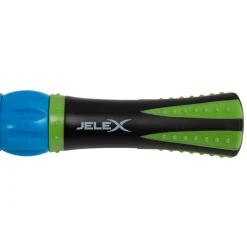JELEX Easy Up Massagerolle mit rotierenden Massagebällen schwarz blau