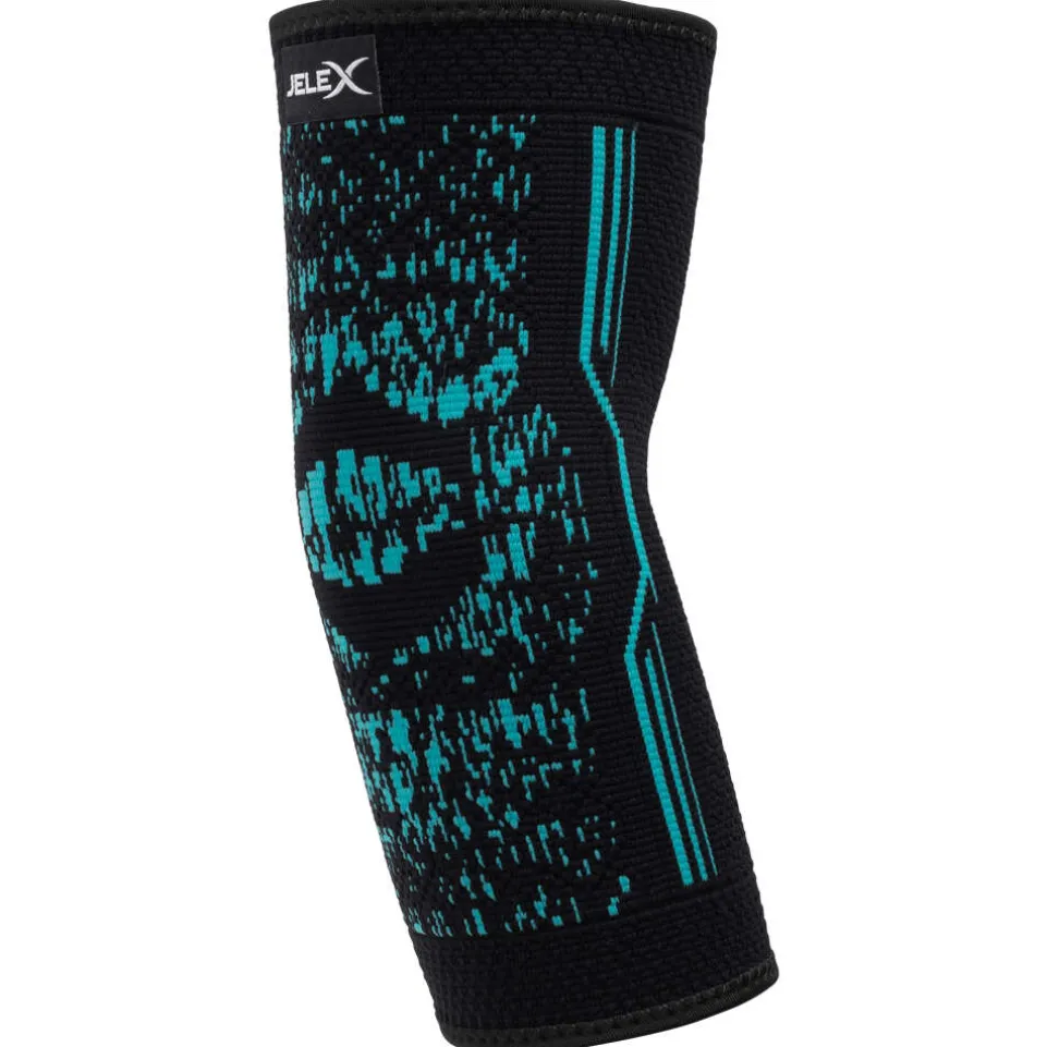JELEX Elbow Kompressions Ellbogenbandage schwarz blau
