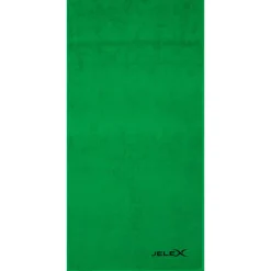JELEX "100FIT" Fitness Handtuch mit Zip-Tasche grün