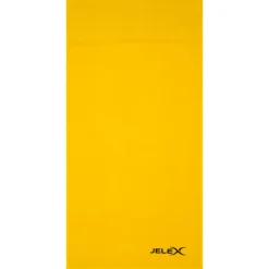 JELEX "100FIT" Fitness Handtuch mit Zip-Tasche gelb