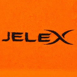 JELEX "100FIT" Fitness Handtuch mit Zip-Tasche orange