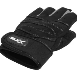 JELEX Fit gepolsterte Trainingshandschuhe schwarz-grau