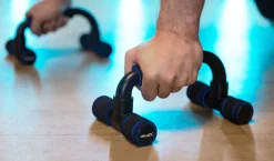 JELEX Gain Hard Push Up Bar Liegestützgriffe schwarz blau