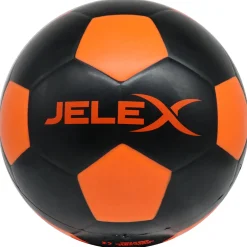 JELEX "Neon" LED Leucht Fußball schwarz/orange