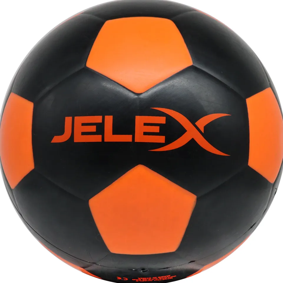 JELEX "Neon" LED Leucht Fußball schwarz/orange