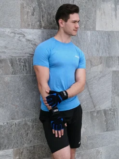 JELEX Power Premium gepolsterte Trainingshandschuhe schwarz-blau
