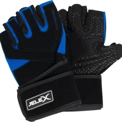 JELEX Power Premium gepolsterte Trainingshandschuhe schwarz-blau