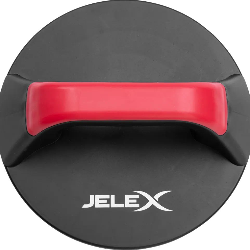 JELEX Pump Machine Push Up Liegestützgriffe rot