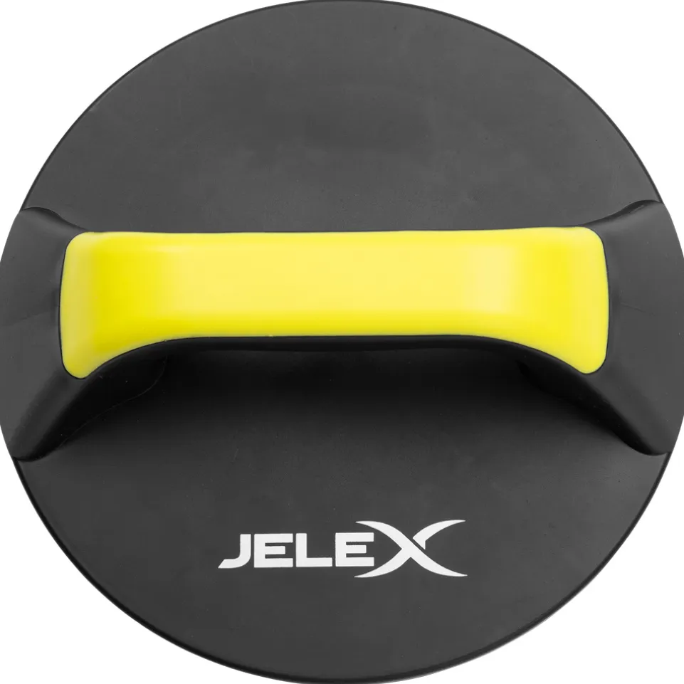 JELEX Pump Machine Push Up Liegestützgriffe gelb