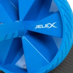 JELEX Sixpack Bauchtrainer Ab Wheel schwarz-blau