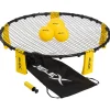 JELEX "Smash" Roundnet 6er-Set mit 3 Bällen gelb
