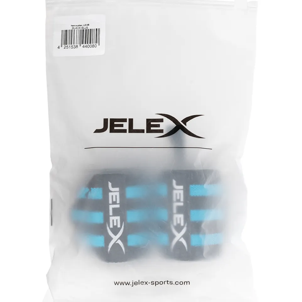 JELEX Strong Fitness Handgelenkbandagen schwarz-blau