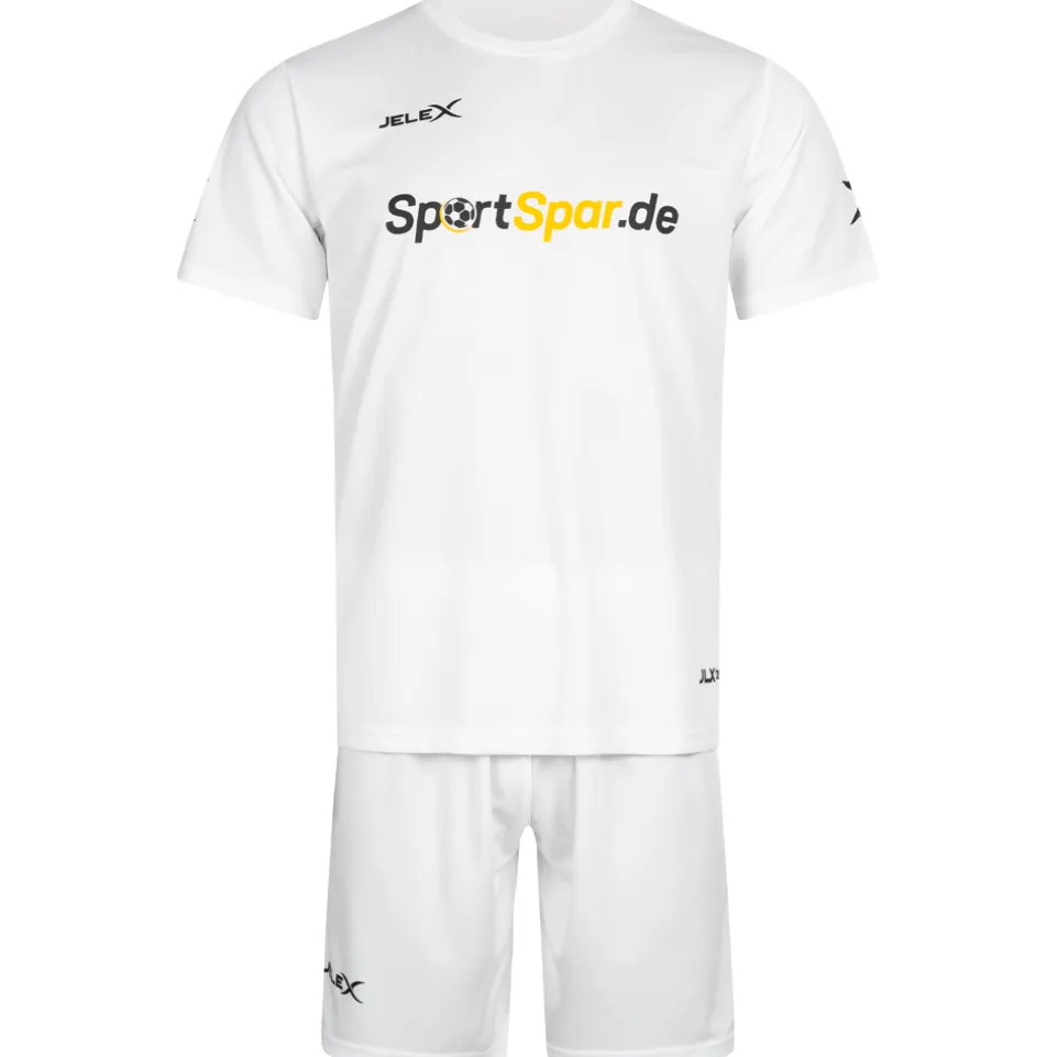 JELEX "Team 26" Trikot Set 2-teilig weiß