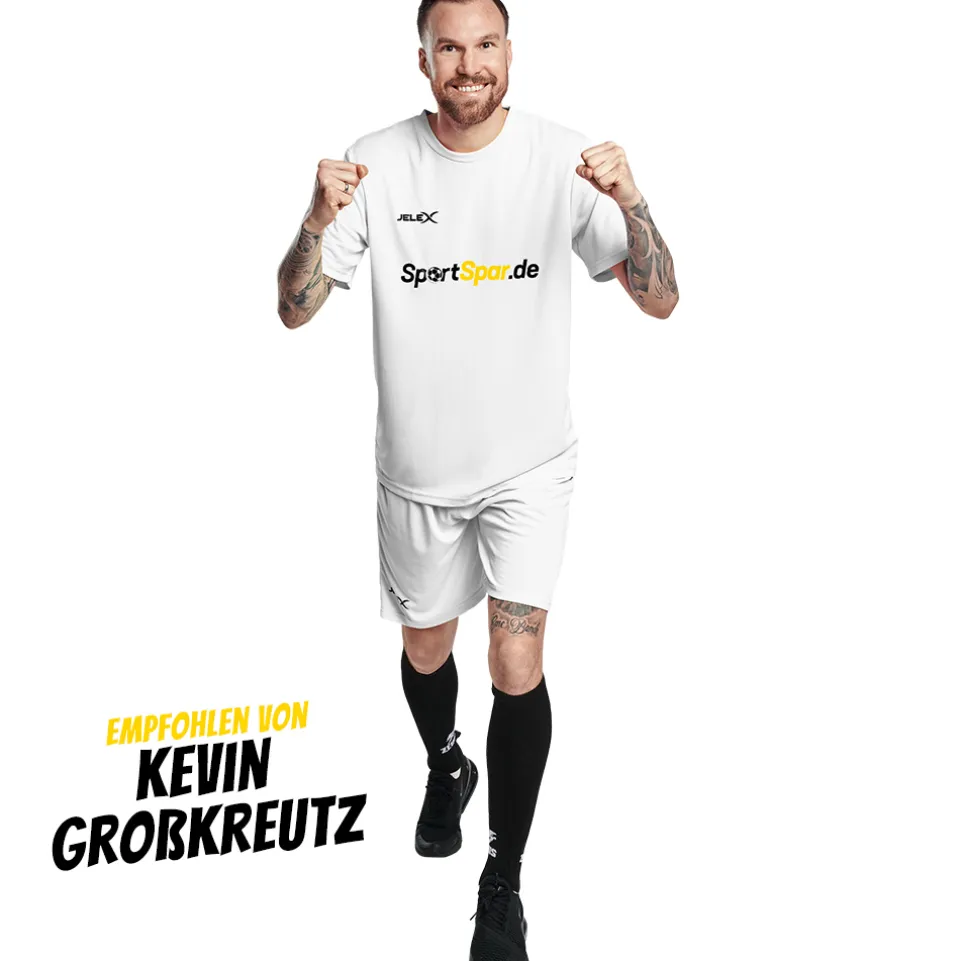 JELEX "Team 26" Trikot Set 2-teilig weiß