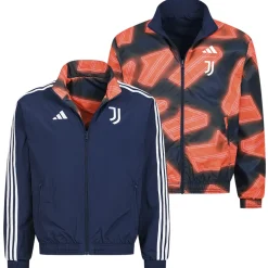 Juventus Turin adidas Herren Wende Präsentationsjacke IP8794