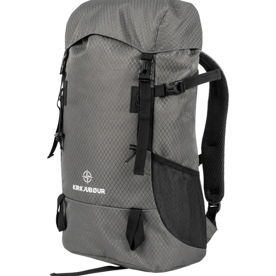 KIRKJUBØUR® "Abisko" Premium Outdoor Trekking Rucksack 30 L grey