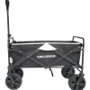 KIRKJUBØUR® "Edda" faltbarer Bollerwagen schwarz/weiß