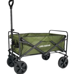 KIRKJUBØUR® "Edda" faltbarer Bollerwagen grün