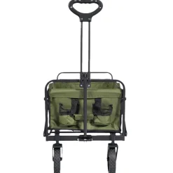 KIRKJUBØUR® "Edda" faltbarer Bollerwagen grün