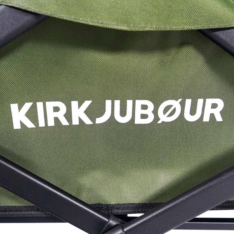 KIRKJUBØUR® "Edda" faltbarer Bollerwagen grün