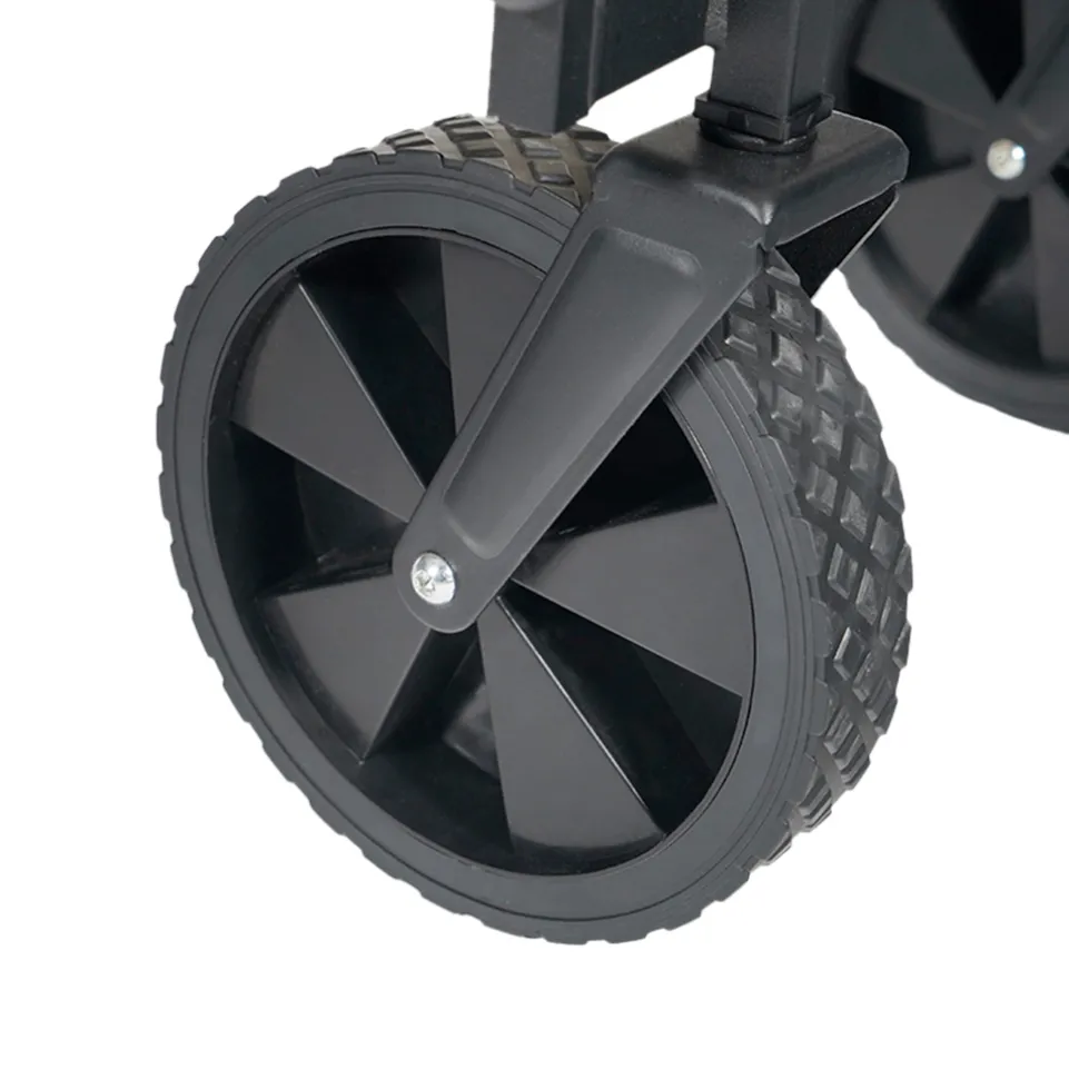 KIRKJUBØUR® "Edda" faltbarer Bollerwagen grün
