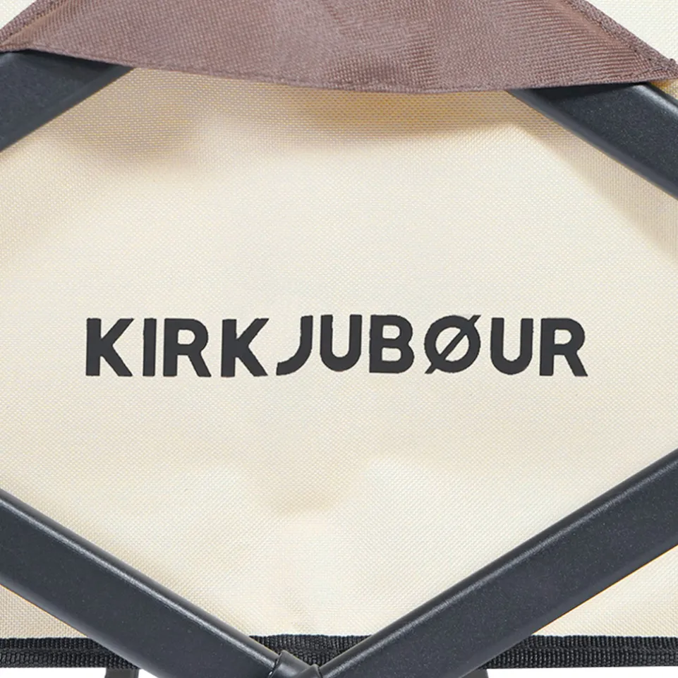 KIRKJUBØUR® "Edda" faltbarer Bollerwagen braun/beige
