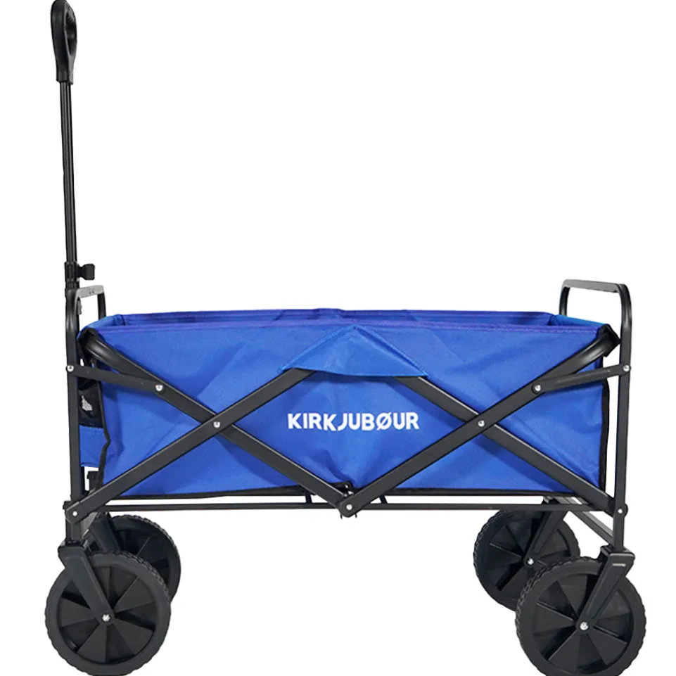 KIRKJUBØUR® "Edda" faltbarer Bollerwagen navy