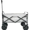 KIRKJUBØUR® "Edda" faltbarer Bollerwagen grau