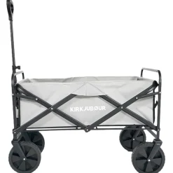 KIRKJUBØUR® "Edda" faltbarer Bollerwagen grau