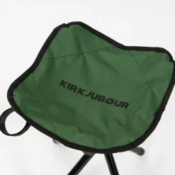KIRKJUBØUR® "Freydis" klappbarer Vierbein Outdoor Hocker grün