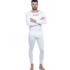 KIRKJUBØUR® "Hafjall" Herren Thermounterwäsche Set 2-tlg. weiß