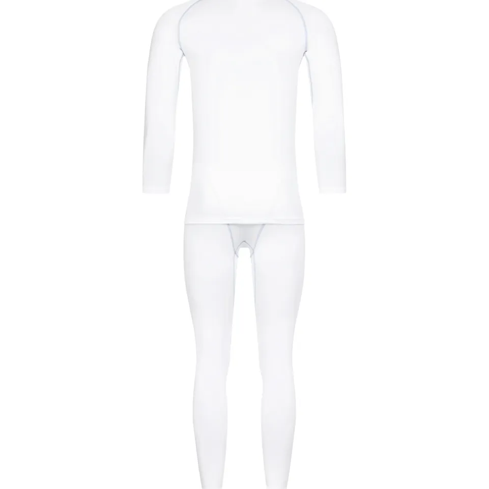 KIRKJUBØUR® "Hafjall" Herren Thermounterwäsche Set 2-tlg. weiß