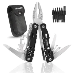 KIRKJUBØUR® "Hödur" Edelstahl 14-in-1 Multifunktionswerkzeug
