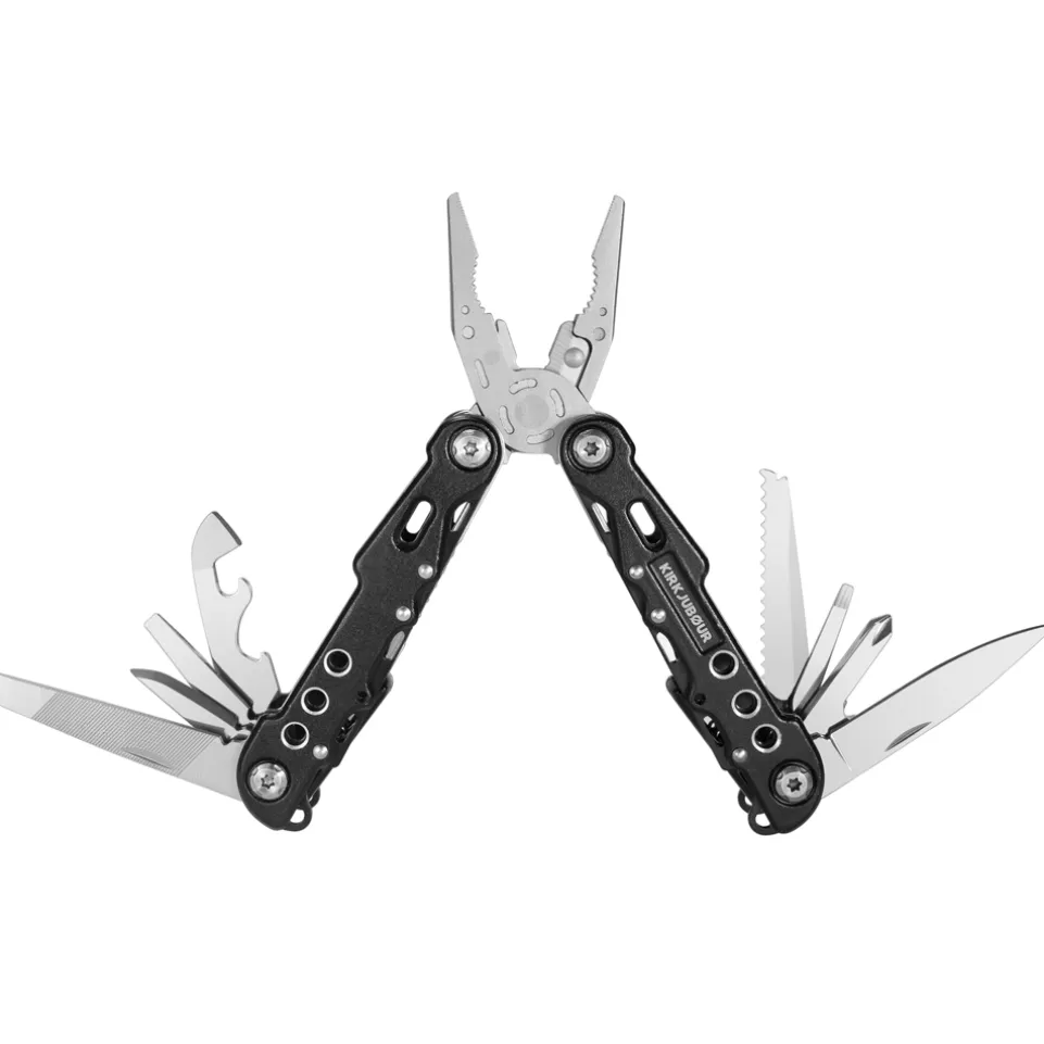 KIRKJUBØUR® "Hödur" Edelstahl 14-in-1 Multifunktionswerkzeug