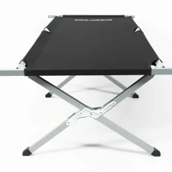 KIRKJUBØUR® "Heimdall" faltbares Campingbett schwarz