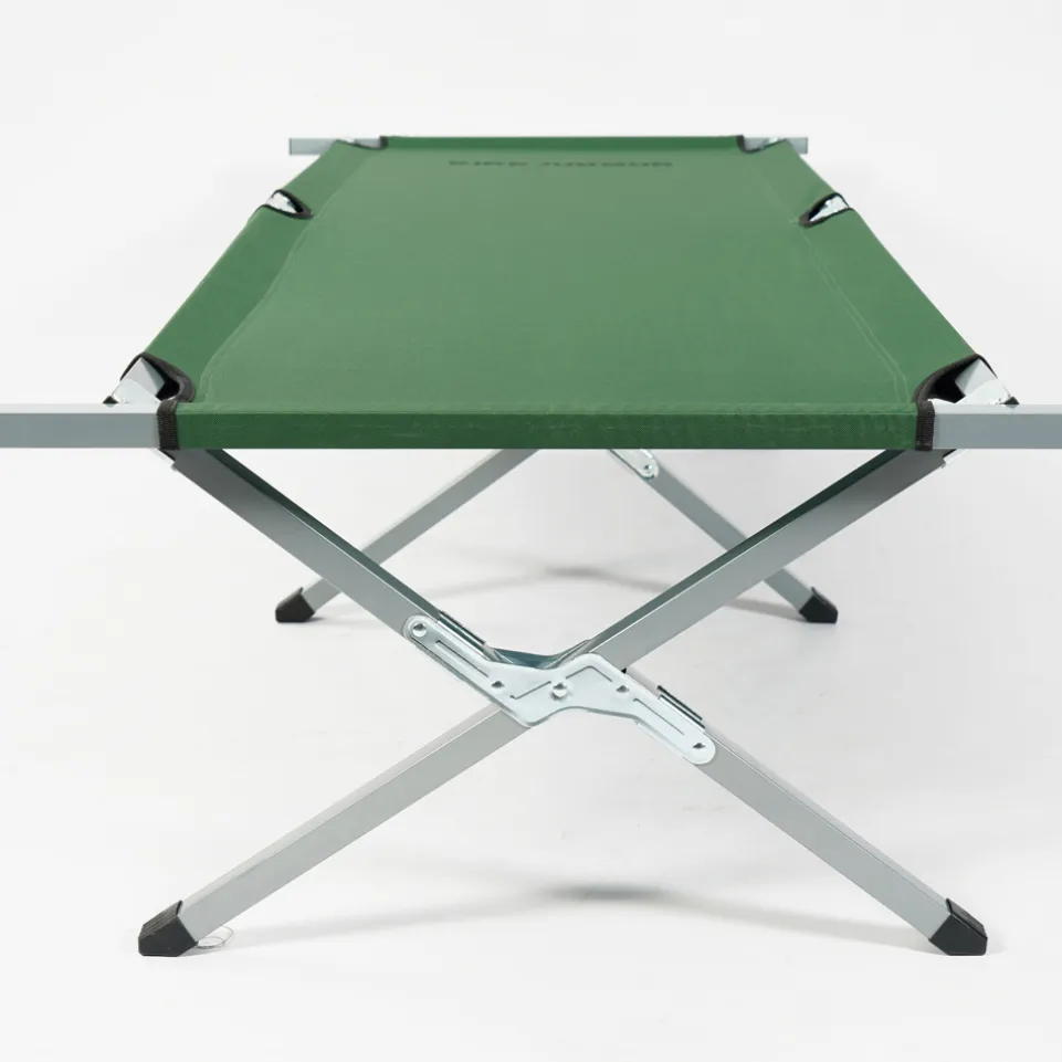 KIRKJUBØUR® "Heimdall" faltbares Campingbett grün