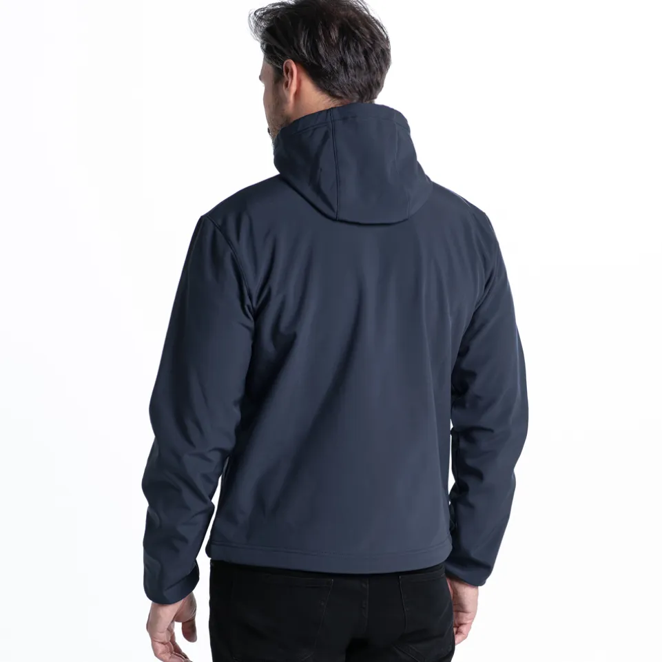 KIRKJUBØUR® "Hestur" Herren SOFTSHELLjacke 10.000 mm Wassersäule blau