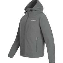 KIRKJUBØUR® "Hestur" Herren SOFTSHELLjacke 10.000 mm Wassersäule grau