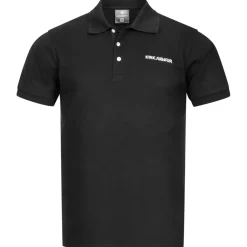 KIRKJUBØUR® "Jørd" Herren Poloshirt schwarz