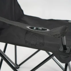 KIRKJUBØUR® "Njörd" Campingstuhl schwarz