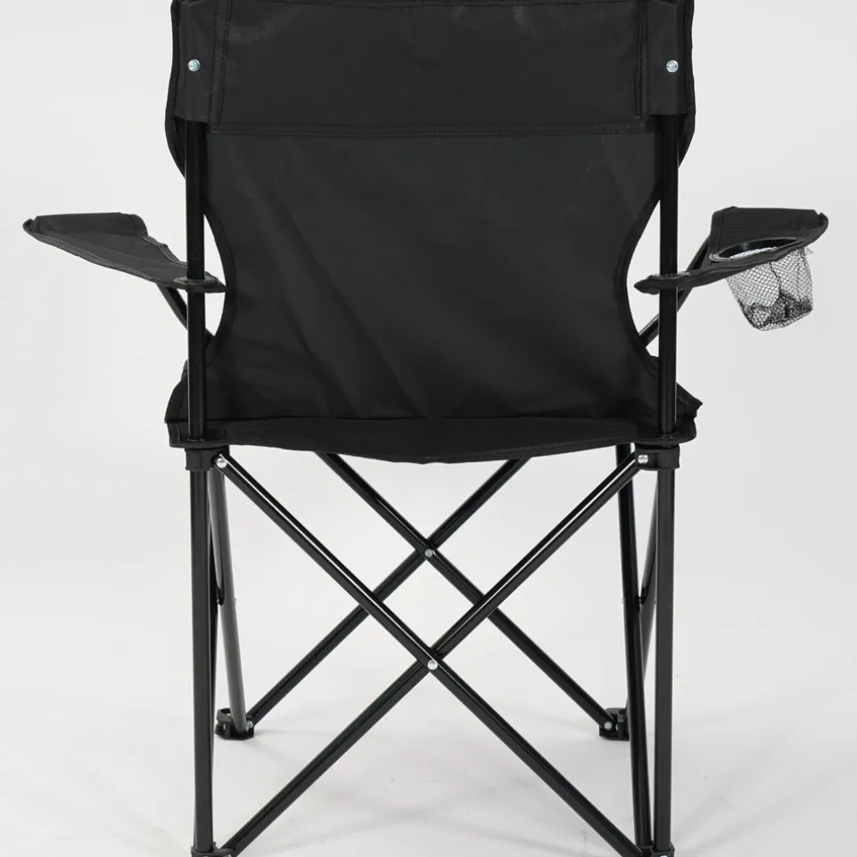 KIRKJUBØUR® "Njörd" Campingstuhl schwarz