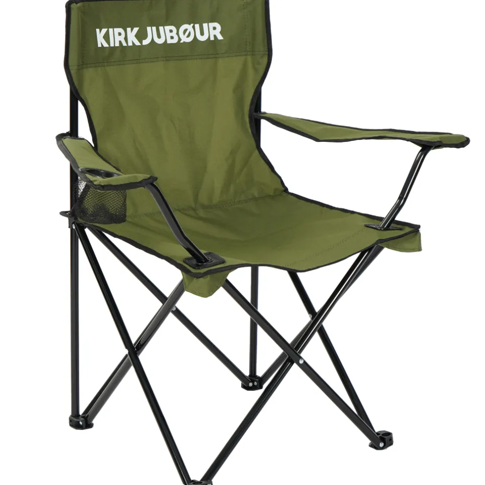 KIRKJUBØUR® "Njörd" Campingstuhl khaki