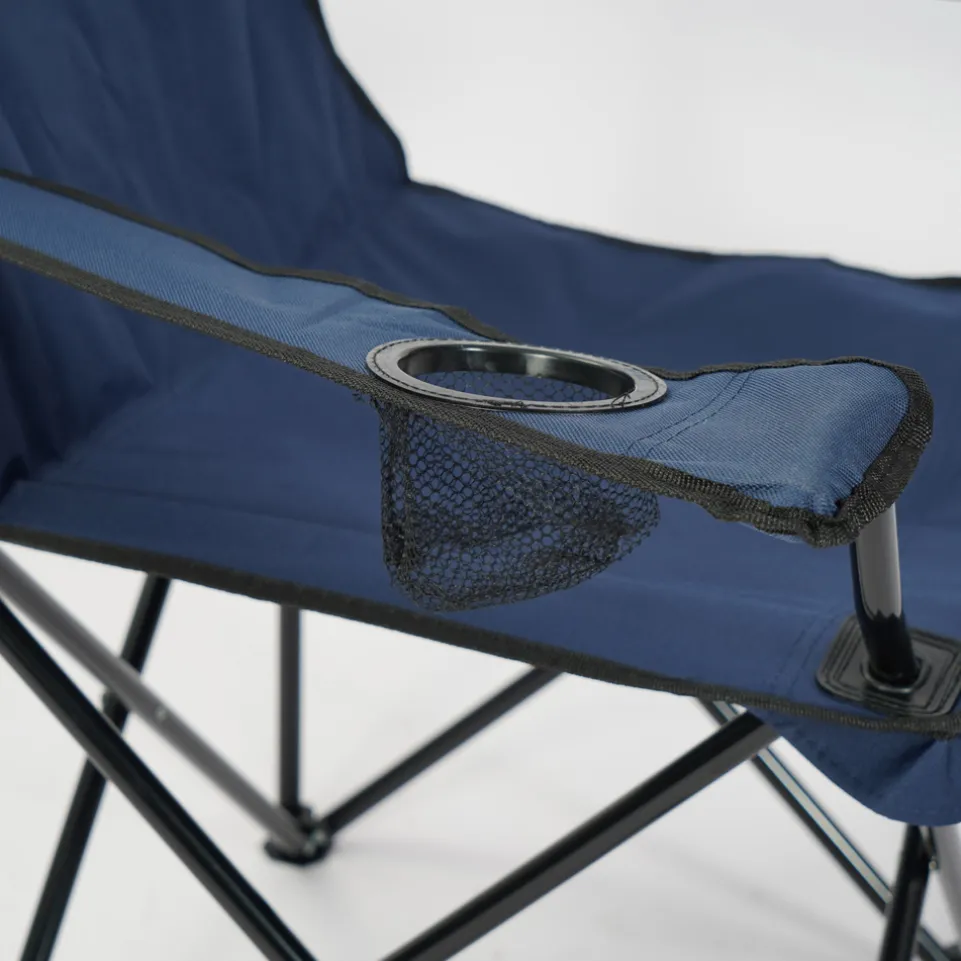 KIRKJUBØUR® "Njörd" Campingstuhl navy