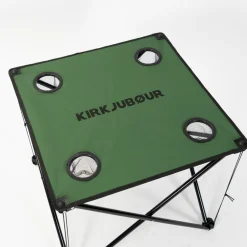 KIRKJUBØUR® "Solkatt" faltbarer Campingtisch grün
