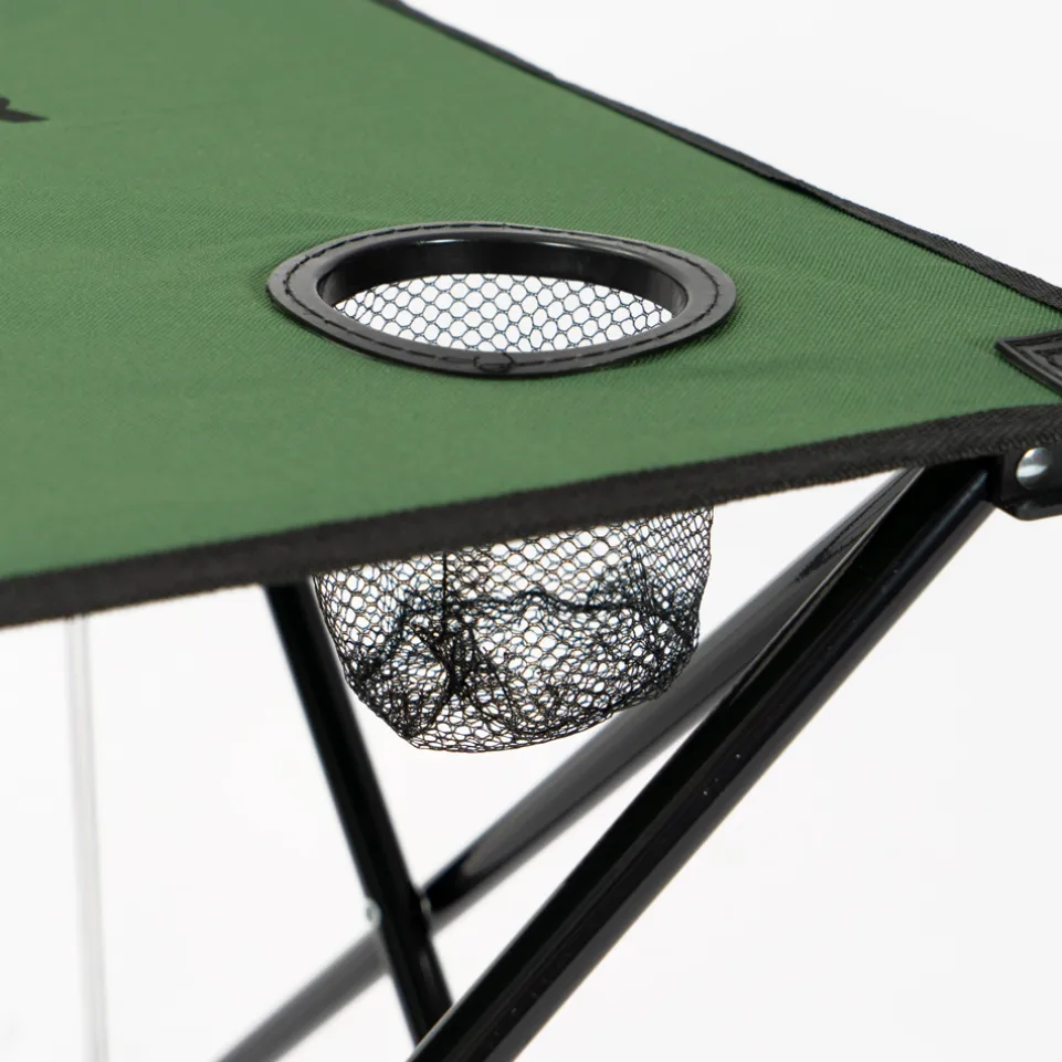 KIRKJUBØUR® "Solkatt" faltbarer Campingtisch grün