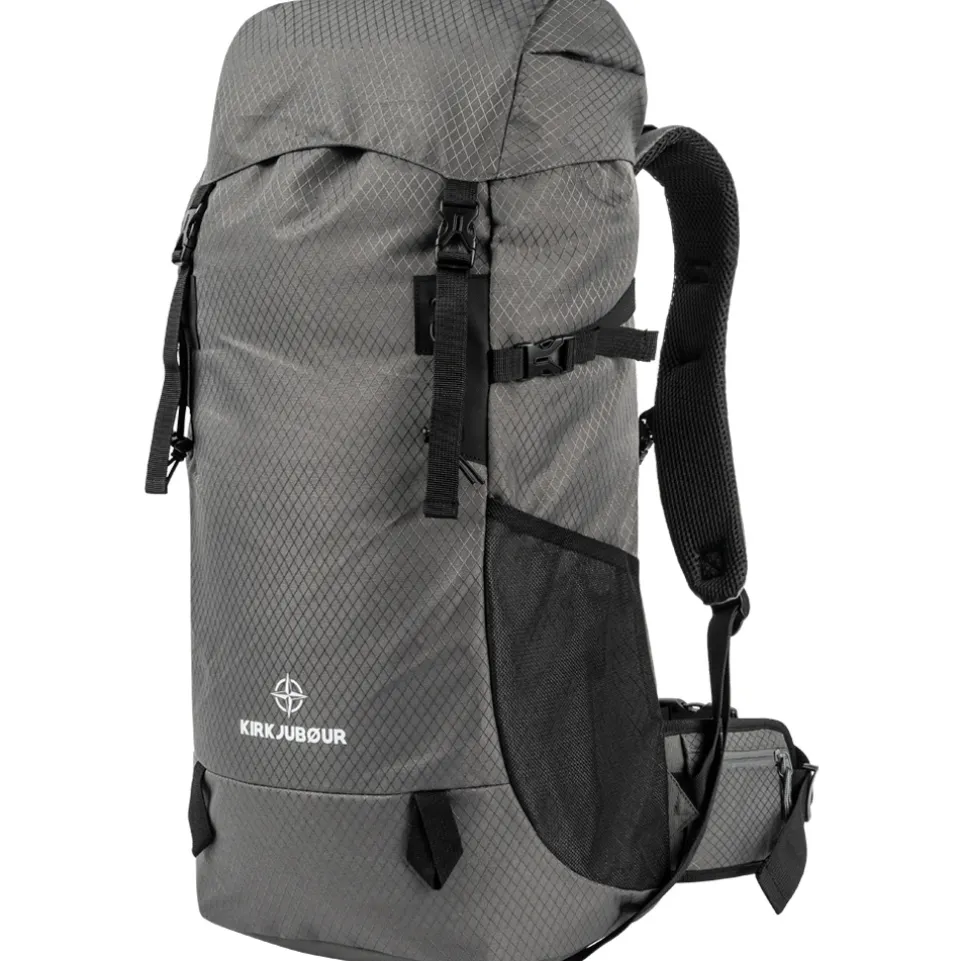 KIRKJUBØUR® "Vindelfjäll" Outdoor Trekking Rucksack 35 L grey